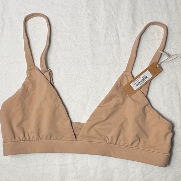 SKIMS - Fits Everybody Triangle Bralette | Size: X-SMALL | Color: CLAY | NWT/NEW - Picture 5 of 9